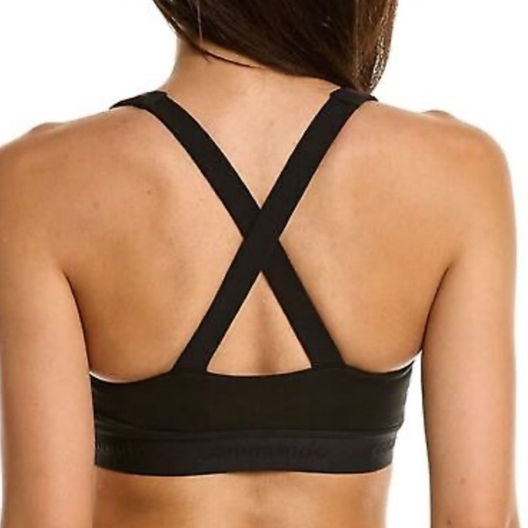 COMMANDO black panther run wild strappy active cross back bralette size XSNWT